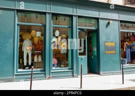 Bensimon concept Store, boutique dans le Marais, Paris, France. Banque D'Images