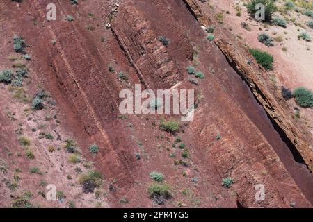 Les paysages de la vallée de Mars dans les montagnes de l'Altaï, Kyzyl Chin, Sibérie, Russie Banque D'Images