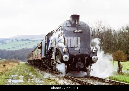 60007 Sir Nigel Gresley lors d'un gala à vapeur sur le chemin de fer East Lancashire Banque D'Images