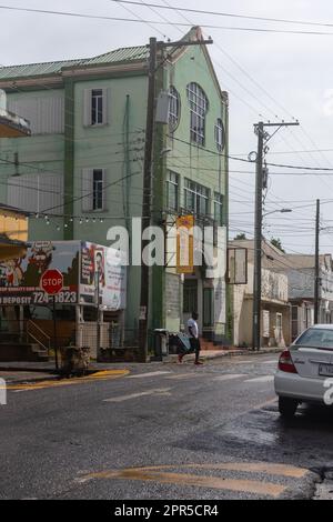 St. John's est la capitale et la plus grande ville d'Antigua-et-Barbuda, dans les Caraïbes Banque D'Images