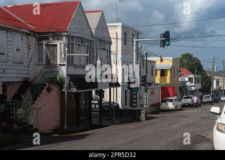 St. John's est la capitale et la plus grande ville d'Antigua-et-Barbuda, dans les Caraïbes Banque D'Images