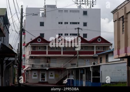 St. John's est la capitale et la plus grande ville d'Antigua-et-Barbuda, dans les Caraïbes Banque D'Images