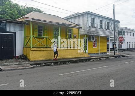 St. John's est la capitale et la plus grande ville d'Antigua-et-Barbuda, dans les Caraïbes Banque D'Images