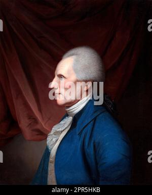 Richard Henry Lee. Portrait du Père fondateur et homme d'État de Virginie, Richard Henry Lee (1732-1794) par Charles Willson Peale, huile sur toile, 1805 Banque D'Images