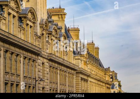 Vue extérieure sur l'un des bâtiments universitaires de la sorbonne, paris, france Banque D'Images