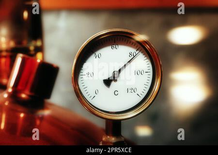 Affichage de la température sur une bouilloire Banque D'Images