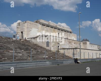 Zeppelin Field Tribune à Nuremberg Banque D'Images