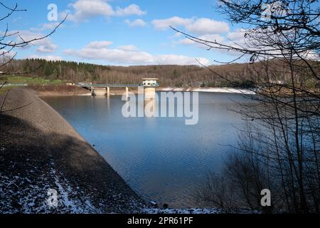 Réservoir d'eau de Dhunn, Bergisches Land, Allemagne Banque D'Images