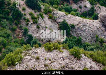 Montcerats étrange rock (Espagne Barcelone) Banque D'Images