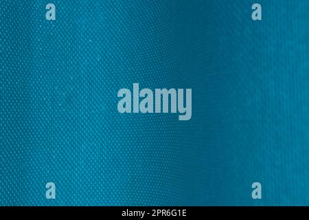texture d'arrière-plan en tissu bleu avec mise au point sélective Banque D'Images