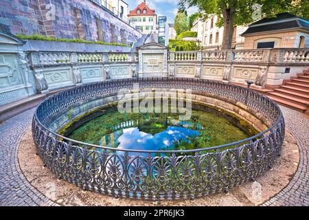 Source du Danube à Donaueschingen, Schwarzwald Banque D'Images