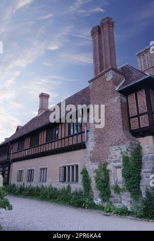 Schloss Cecilienhof historische Stätte der Potsdamer Konferenz 1945 Banque D'Images