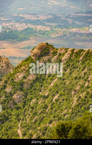 Montcerats étrange rock (Espagne Barcelone) Banque D'Images