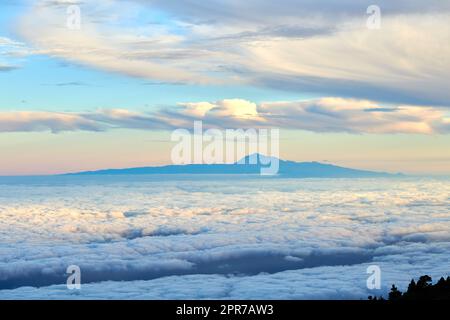 Ténérife est la plus grande des îles Canaries de Spains, au large de l'Afrique de l'Ouest. Il est dominé par Mt. Teide, un volcan dormant qui est le plus haut sommet de Spains. Ténérife est peut-être mieux connue pour son Carnaval de Santa Cruz, un énorme festival pré-Carent avec des défilés, de la musique, de la danse Banque D'Images