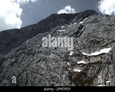 Alpspitze via Ferrata à Garmisch-Partenkirchen, Bavière, Allemagne Banque D'Images