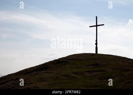 Sommet sur la montagne Zwieselberg, Bavière Banque D'Images