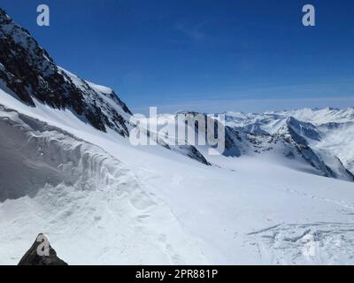 Montagne Wilder Pfaff, ski, Tyrol, Autriche Banque D'Images