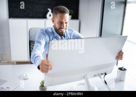 Cyber-attaque contre les logiciels malveillants de ransomware Banque D'Images