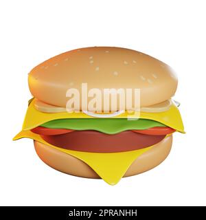 hamburger de restauration rapide Banque D'Images