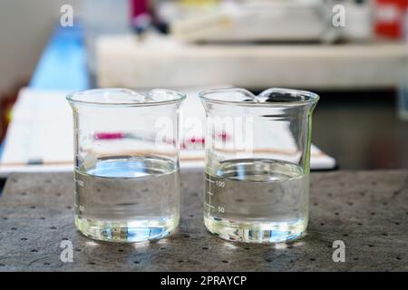 Éliminer les liquides Banque D'Images