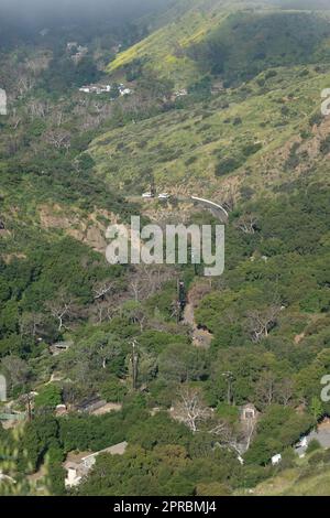 Modjeska Canyon dans les montagnes Santa Ana de Californie, États-Unis Banque D'Images