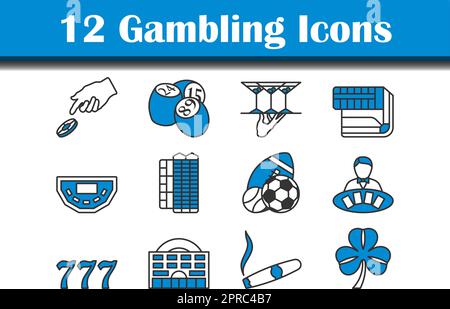 Gambling Icon Set Illustration de Vecteur