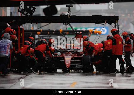 SUZUKA, JAPON, circuit de Suzuka, 7. Octobre : Charles Leclerc (MCO) de l'écurie Ferrari lors du Grand Prix de Formule 1 japonais. Banque D'Images