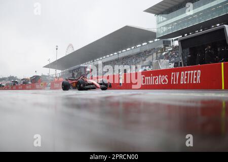SUZUKA, JAPON, circuit de Suzuka, 7. Octobre : Charles Leclerc (MCO) de l'écurie Ferrari lors du Grand Prix de Formule 1 japonais au circuit de Suzuka le 7 Banque D'Images