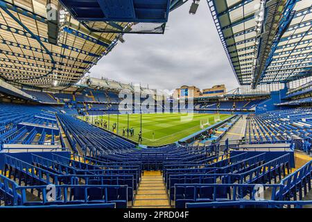 Londres, Angleterre - 26/04/2023, vue générale lors du match de football de la première ligue de championnat d'Angleterre entre Chelsea et Brentford le 26 avril 2023 au Stamford Bridge à Londres, Angleterre - photo: Nigel Keene/DPPI/LiveMedia Banque D'Images