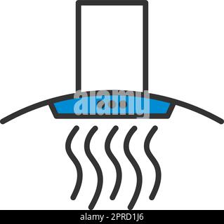 Icône de hotte de cuisine Illustration de Vecteur