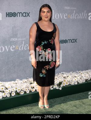 26 avril 2023 - Beverly Hills, Californie - Emily Uribe. Max Original ''Love & Death'' série Premiere au DGA Theatre Complex. (Credit image: © Billy Bennight/AdMedia via ZUMA Press Wire) USAGE ÉDITORIAL SEULEMENT! Non destiné À un usage commercial ! Banque D'Images