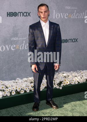 26 avril 2023 - Beverly Hills, Californie - Keir Gilchrist. Max Original ''Love & Death'' série Premiere au DGA Theatre Complex. (Credit image: © Billy Bennight/AdMedia via ZUMA Press Wire) USAGE ÉDITORIAL SEULEMENT! Non destiné À un usage commercial ! Banque D'Images