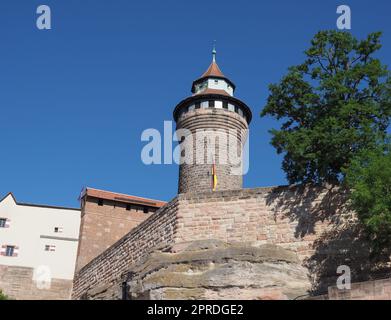 Château de Nuernberger Burg à Nuremberg Banque D'Images