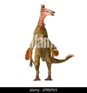 Deinocheirus était un dinosaure théropode prédateur qui vivait pendant la période crétacée de Mongolie. Banque D'Images