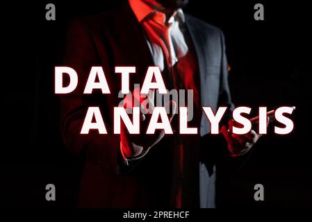 Signature manuscrite analyse des données, vitrine commerciale Translate Numbers to Analytical conclusion Forecasting Banque D'Images