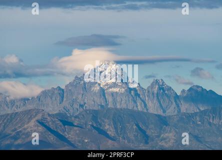 Monte viso ou Monviso Banque D'Images