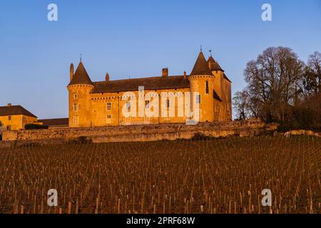 Château de Rully, département de Saône-et-Loire, Bourgogne, France Banque D'Images