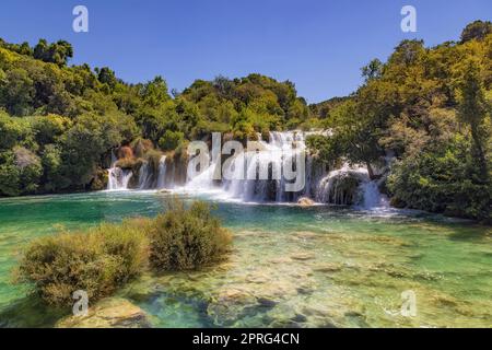 chutes de Krka Banque D'Images