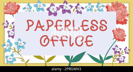 Exposition conceptuelle Bureau sans papier, idée d'affaires la zone dans un aéroport où les passeports sont vérifiés Banque D'Images