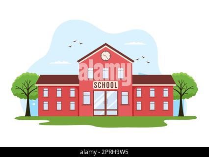 École primaire avec structure de bâtiment et EkPosterior dans modèle dessin main dessin dessin dessin dessin dessin dessin dessin dessin dessin dessin dessin dessin dessin dessin dessin dessin dessin dessin dessin Banque D'Images