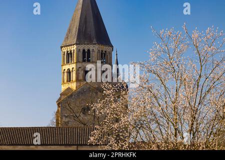 Abbaye bénédictine Cluny, département de Saône et Loire, région Bourgogne, France Banque D'Images