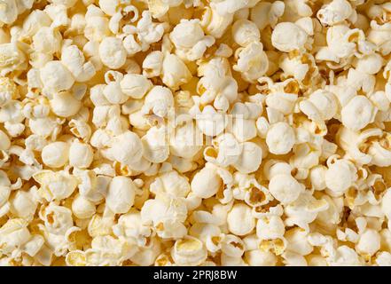 Pop-corn partout sur l'écran. Banque D'Images