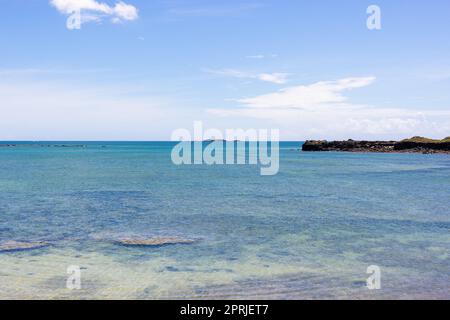 Océan de mer sur la plage dans l'île de Penghu Banque D'Images