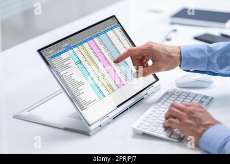 Facture de codage médical Banque D'Images