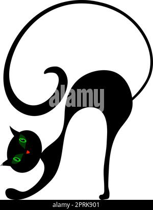 Joyeux chat Halloween Illustration de Vecteur