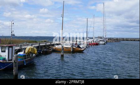 Port de Timmendorf, île de Poel Banque D'Images