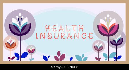 Inspiration montrant le signe Health Insurancecoverage qui paie pour les frais médicaux et chirurgicaux, vue d'ensemble de l'entreprise couvre qui paie pour la surg medigaland Banque D'Images