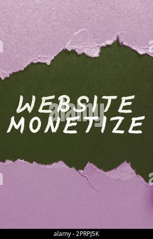 Affichage conceptuel monétiser le site Web, présenter l'entreprise composant essentiel pour protéger et sécuriser les sites Web dactylographiant les dossiers et rapports de l'hôpital, créer Banque D'Images