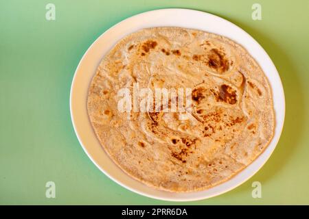 Cuisine traditionnelle indienne Chapati. Mise au point sélective Banque D'Images