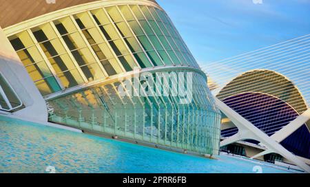 Hemisferic, Cité des Arts et des Sciences, Valence, Comunidad Valenciana, Espagne, Europe Banque D'Images